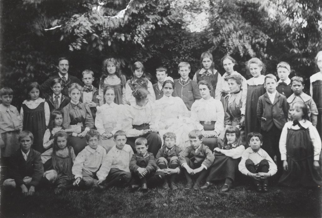 1899 black and white school photo