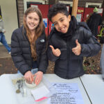 Students at The King Alfred School demonstrate how to make natural toothpaste