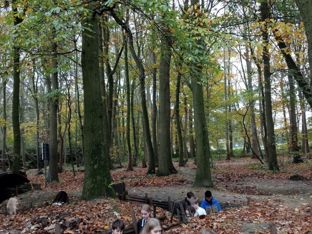 Experiencing the trenches at the Sanctury Wood Museum