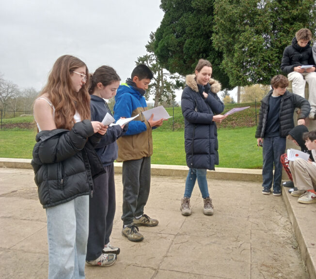 Poetry readings at the Somme