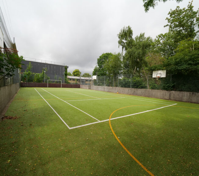 The top astro-turf pitch available for hire at The King Alfred School North London