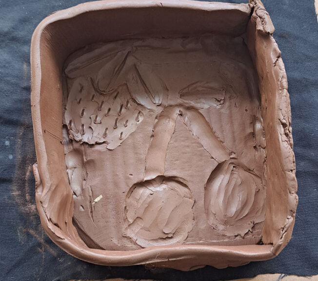 A clay mould created by a Year 7 student